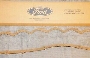 1968-1979 Ford Galaxie LTD F100 F250 F350 NOS 6-CYL 240 300 VALVE COVER GASKET