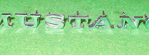 1965 1966 Mustang GT 1967 Fastback Coupe Convertible ORIG FENDER EMBLEM LETTERS