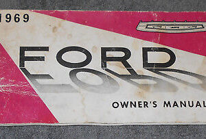 1969 Ford Custom Galaxie 500 XL LTD Country Sedan Squire ORIGINAL OWNER'S MANUAL