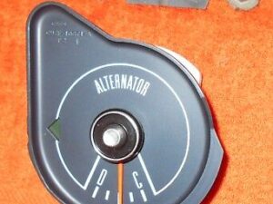 1969 1970 Mustang Boss GT Mach 1 Grande ORIG DELUXE DECOR DASH ALTERNATOR GAUGE