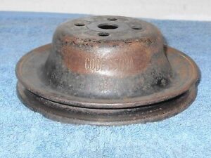 60 61 1962 1963 1964 1965 1966 1967 68 69 Ford Mustang 170 200 WATER PUMP PULLEY