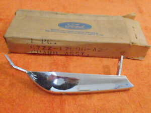 1967 Mustang Fastback Coupe GT GTA Convertible NOS RH CHROME FRONT BUMPER GUARD