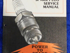 Ford Mercury Lincoln MOTORCRAFT SPARK PLUG SERVICE MANUAL Dealer Training Book