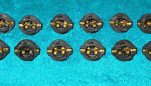 1969 1970 Mustang Mach 1 Grande Shelby Boss Cougar ORIG GAUGE LIGHT BULB SOCKETS