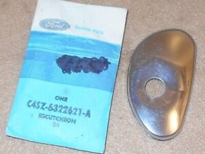 1965 1966 Mustang Fastback GT Convert NOS LH DELUXE PONY DOOR HANDLE ESCUTCHEON