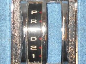 1967 1968 Mustang Fastback Coupe Convertible Shelby ORIG AUTO SHIFTER TRIM BEZEL