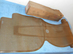1965 1966 1967 68 Ford Mustang Fairlane Falcon NOS TAN VINYL FULL REAR FLOOR MAT