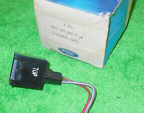 1967 Ford Thunderbird NOS INSTRUMENT PANEL PARKING BRAKE WARNING LAMP INDICATOR
