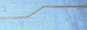 1965 1966 1967 1968 Mustang Fastback Coupe Convert 170 200 THROTTLE LINKAGE ROD