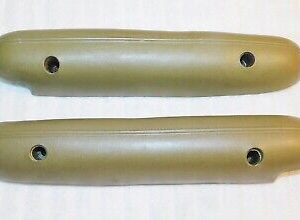 1968 Mustang Fastback Coupe Convrt Cougar NOS NUGGET GOLD L+R DOOR ARM REST PADS