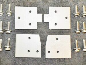 1965 1966 Mustang Fastback Coupe Conv GT Shelby ORIG L+R DOOR HINGE MOUNT PLATES
