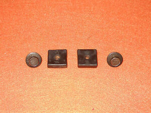 1971 1972 1973 Mustang Coupe Convertible Cougar QUARTER WINDOW LWR STOP BUMPERS