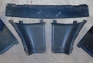 1967 1968 Mustang GT A Shelby ORIG FASTBACK INTERIOR REAR UPPER TRIM PANELS SET