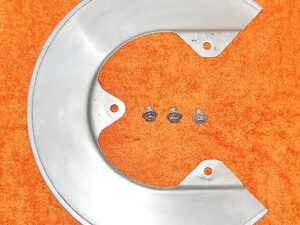 1984 1985 1986 1987 Corvette ORIG FRONT DISC BRAKE ROTOR ROCK-DUST GUARD SHIELD