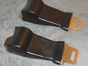 1968 1969 Mustang GT CS Mach 1 Cougar Eliminator ORIG BLACK SEAT BELT RETRACTORS