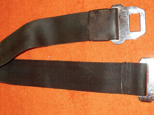 1965 1966 Ford Mustang Fastback Coupe Conv GT Shelby ORIG BLACK FRONT SEAT BELT