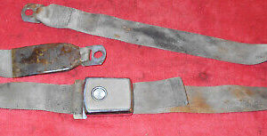 1968 1969 Mustang GT Mach 1 Boss Cougar XR7 Gte ORIG GOLD DELUXE REAR SEAT BELT