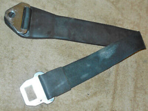 1965 1966 Thunderbird Hdtp Landau Convertible BLACK FRONT SEAT BELT w TRIM COVER