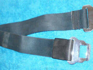 1965 1966 Ford Mustang Fastback Coupe Conv GT Shelby ORIG BLACK FRONT SEAT BELT