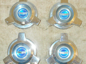 1965 1966 Ford Mustang Fairlane Galaxie ORIG WIRE WHEEL COVER EMBLEM SPINNERS