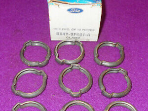1978 1979 1980 Ford Mercury Lincoln NOS 5.0 5.8 EGR COOLER TUBE OUTLET CLAMPS 10