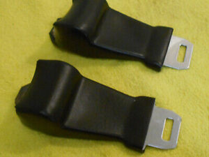 1968 1969 Mustang GT Mach 1 Boss Grande Cougar ORIG BLACK SEAT BELT RETRACTORS