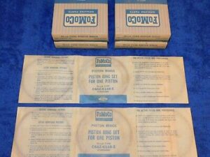 66-67 Ford Mustang GT Galaxie Fairlane Cougar Comet NOS 390 Std PISTON RINGS SET
