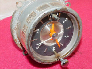 1957 Thunderbird 1956 Ford Mainline Customline Victoria Fairlane Car ORIG CLOCK