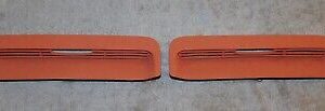 1967 1968 Mustang Fastback GT A Convert ORIG HOOD TURN SIGNAL INSERTS + GRILLES