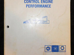 1983 1984 GM COMPUTER COMMAND CONTROL ENGINE PERFORMANCE TRAINING BOOK MANUAL