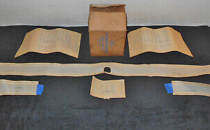 1971 1972 Mustang Mach1 NOS ARGENT MACH 1 TRUNK BODY STRIPE L+R FENDER DECAL KIT