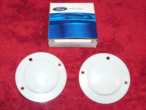 1963-64 Galaxie 500 XL Monterey Montclair Park Lane NOS DOOR PILLAR LIGHT LENSES