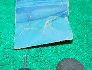 1969 Ford Thunderbird Hardtop Sedan Landau NOS BLUE VINYL SEAT UPHOLSTERY BUTTON