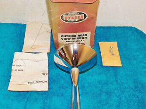 1955 1956 1957 Ford Fairlane Victoria Thunderbird NOS OUTSIDE REAR VIEW MIRROR