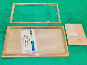 67-71 Ford Mercury Lincoln NOS DELUXE ACCESSORY FRONT REAR LICENSE PLATE FRAMES