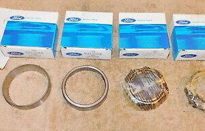 1970-1973 Ford Mustang Mercury Cougar NOS 9" REAR AXLE DIFF CONE BEARINGS & CUPS