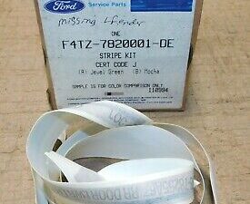 1994 1995 Ford F150 F250 F350 Crew Cab NOS Jewel Green Mocha BODY STRIPE DECALS