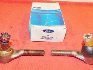 1965-1968 Galaxie 500 LTD Monterey 67-68 Thunderbird NOS L+H OUTER TIE ROD ENDS