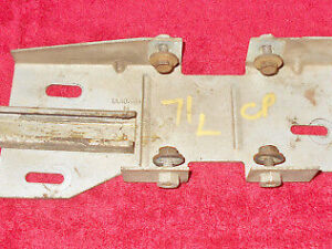 1971 1972 Mustang Fastback Coupe Convertible Cougar LH DOOR WINDOW GLASS BRACKET