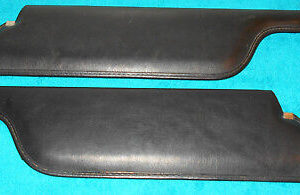 1964.5 1965 1966 Mustang GT Convertible ORIG BLACK CONVERTIBLE LH+RH SUN VISORS