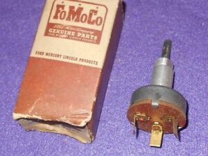 1954 Ford Mainline Customline Crestline Victoria Skyliner Conv NOS HEATER SWITCH