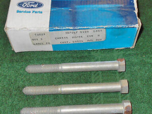 Ford Mercury Lincoln NOS New Old Stock ENGINE MOUNT BOLTS BB-405-CD 387047-S100