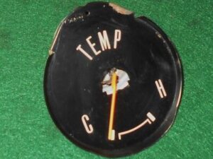 1964 1/2 1965 Mustang Fastback Coupe Convertible Shelby ORIG DASH TEMP GAUGE