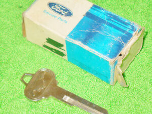 1965 1966 Mustang Fastback Coupe Convert GT Shelby NOS TRUNK LOCK PONY KEY BLANK