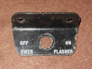 1965 1966 Mustang Fastback Coupe GT Shelby ORIG EMERGENCY FLASHER SWITCH BRACKET