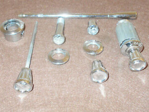 1964 1965 1966 Mustang GT Shelby ORIG DASH SWITCH KNOBS BEZELS TS LEVER LIGHTER