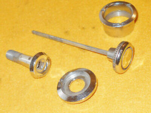 1967 1968 Mustang Shelby Cougar ORIG HEAD LIGHT SWITCH KNOB ROD IGNITION BEZELS
