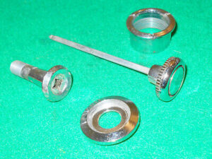 1967 1968 Mustang Shelby Cougar ORIG HEAD LIGHT SWITCH KNOB ROD IGNITION BEZELS