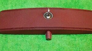 1967 Mustang Fastback Coupe Conv GT Shelby Cougar Xr7 ORIG RED REAR VIEW MIRROR