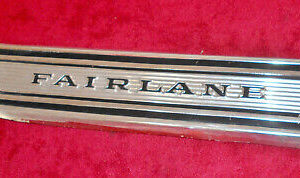 1967 Ford Fairlane 500 XL Hdtp Convrt Ranchero ORIG LH FRONT FENDER TRIM MOLDING